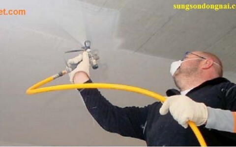 Máy phun sơn ngành xây dựng