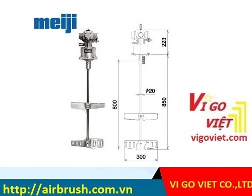 Cây khuấy sơn Meiji MAF-21
