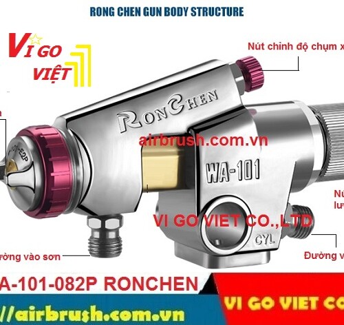 Súng phun sơn tự động WA-101-082P Ronchen