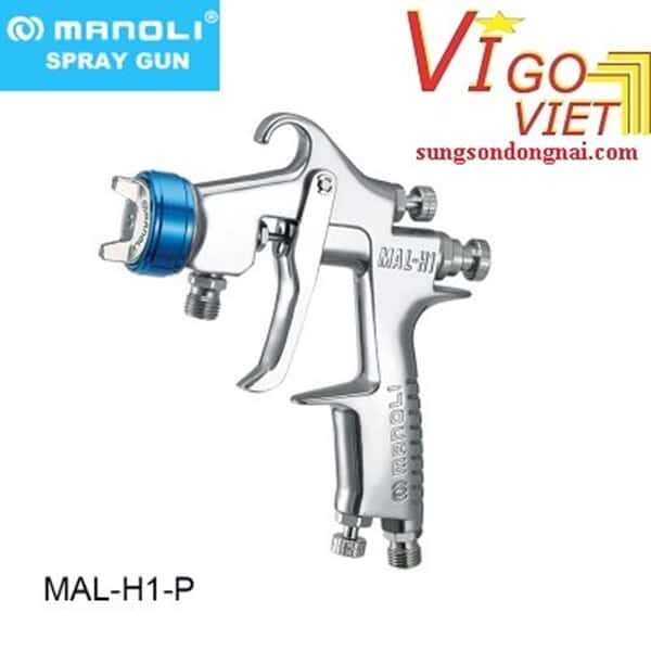 Súng phun loại cấp liệu áp suất nhẹ áp suất thấp MAL-H1-P với hiệu ứng nguyên tử hóa hoàn hảo Thương hiệu:Súng phun Manoli Mô hình:MAL-H1-P Ưu điểm: Giảm việc chỉnh sửa và hoàn thiện lại do áp suất thấp và lượng không khí thấp; Với việc giảm áp suất không khí phun, giảm lượng sơn phun quá mức và tiết kiệm khoảng 10% sơn; Chiều rộng mẫu lớn; Thân súng nhẹ kết hợp với tải trọng kích hoạt nhỏ hơn; Được sử dụng rộng rãi trong nhiều sản phẩm và ngành công nghiệp. Ứng dụng: thích hợp cho sơn kim loại, sơn xe, trang trí nhà cửa, sơn gỗ, nhựa, sơn đồ chơi và các ngành công nghiệp khác Chất liệu: Kim loại