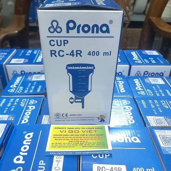 Bình chứa sơn bằng nhựa Prona RC-4R Đài Loan 400ml Ren 3/8"