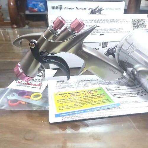 Súng phun sơn Finer force C Meiji Nhật Bản