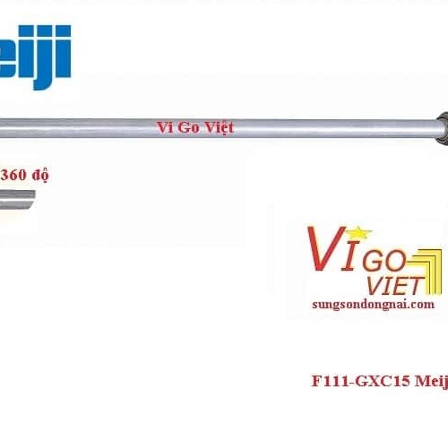 Súng phun sơn đầu dài F111-GXC15 Meiji Nhật Bản