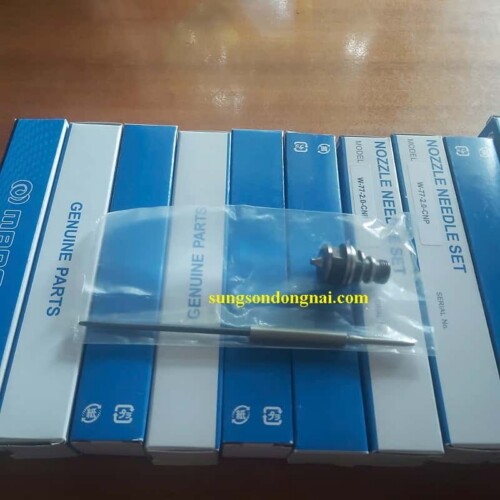 Kim và béc súng phun sơn Manoli W-77 2.0mm