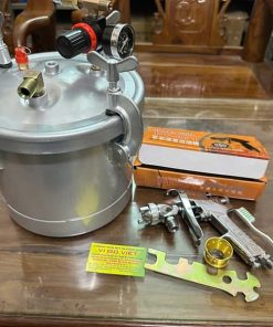 Thùng khuấy keo 5 lít kèm súng phun sơn