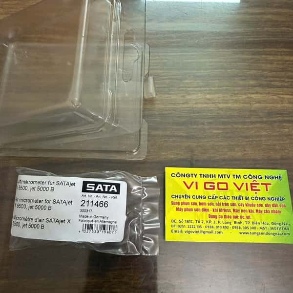 nút chỉnh gió súng phun sơn sata X5500 Đức