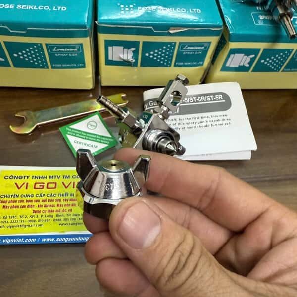 Nắp chụp súng phun sơn ST-6 kim béc 1.3mm