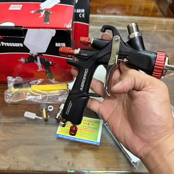 Nắp chụp Súng phun sơn A610 Aeropro 1.5mm chính hãng