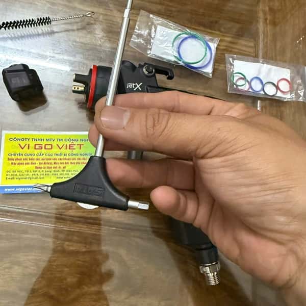 Dụng cụ súng phun sơn Sata Jetx Ready