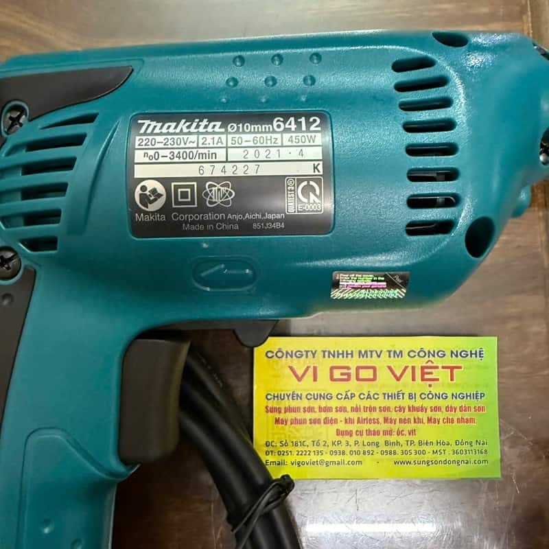 Máy khoan makita 6412 chính hãng