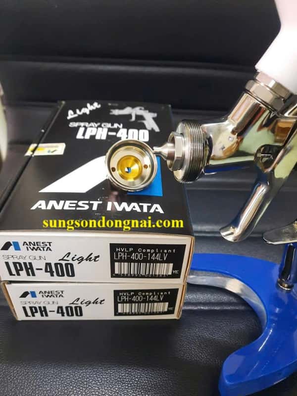 Súng phun sơn LPH-400-144LV Anest Iwata Nhật Bản 1.4mm