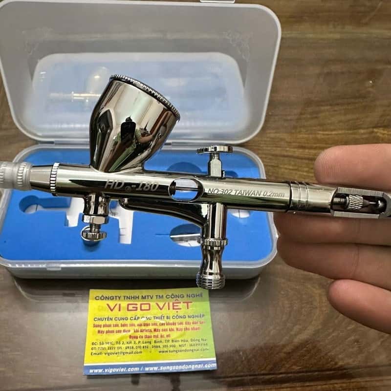 Dụng cụ vẽ mỹ thuật HD-180 Royalmax 0.2mm kèm dây hơi 