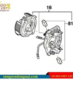 Bệ đỡ chổi than 2 609 199 403