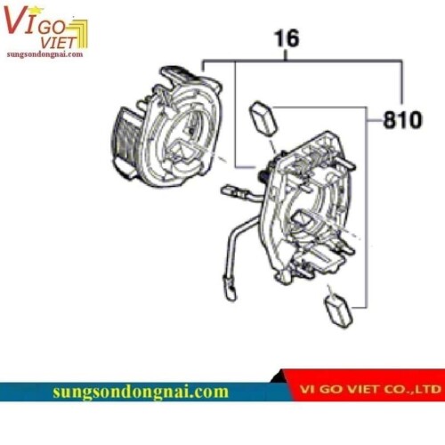 Bệ đỡ chổi than 2 609 199 403