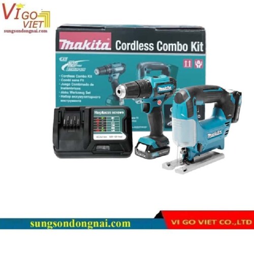 Bộ Máy Khoan Và Cưa Lọng dùng Pin 12V Max Makita CLX230X1 (HP333D＋JV101D)