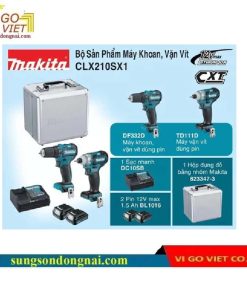 Bộ máy khoan vặn vít Makita CLX210SX1