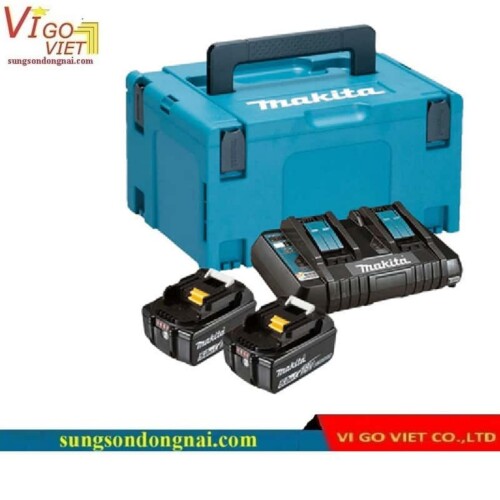 Bộ sạc và 2 pin Makpac Makita 197629-2 (MKP3PT182)