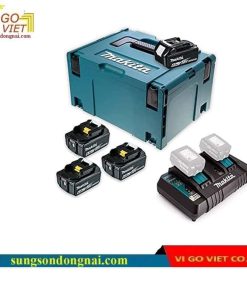 Bộ sạc và 4 pin Makpac Makita MKP3PG184 (198091-4)