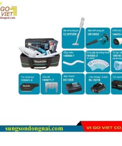 Bộ sản phẩm (CL107FDZW+UB100DZ+BL1021B*1+DC10SB+Túi đựng) Makita CLX246SAX2