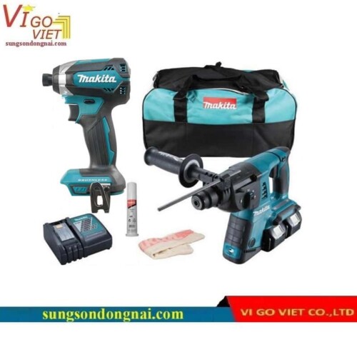 Bộ sản phẩm Makita DLX2242PM1 (DHR263+DTD149) (18V)