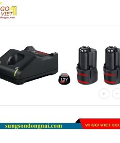 Bộ 2 Pin 2.0Ah + Sạc nhanh GAL 12V-40 - 1600A01B8W