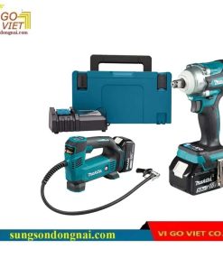 Combo Máy Bơm Hơi & Máy Siết Bu Lông Dùng Pin 18V Makita DLX2424JX1