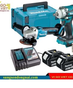 Combo Máy Vặn Bu Lông Và Máy Mài Góc Dung·Pin Makita DLX2406TX1