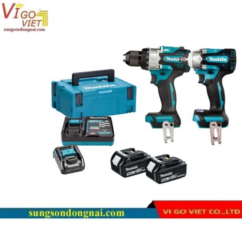 Combo Máy khoan động lực và máy siết bu lông Makita DLX2419JX2