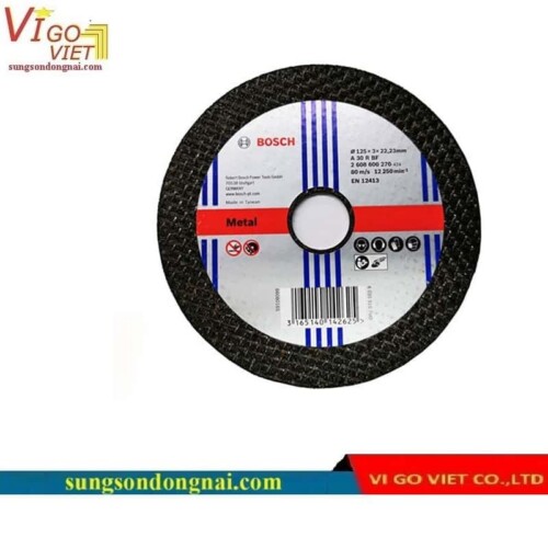 Đá cắt sắt Ø125×2.8×22.2 mm – 2608600270