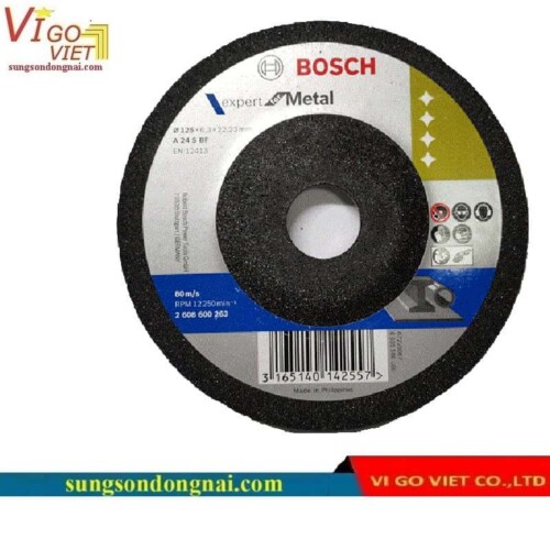 Đá mài sắt Ø125×6.3×22.2 mm – 2608600263
