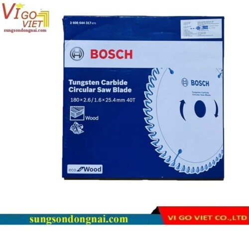 Lưỡi cưa gỗ 180×25.4mm Eco for Wood