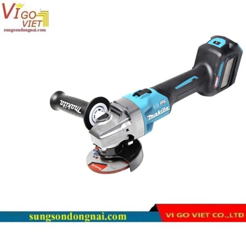 Máy Mài Góc Dùng Pin Makita GA021GM201 (100MM/Công Tắc Trượt/AWS/BL)(40V MAX)