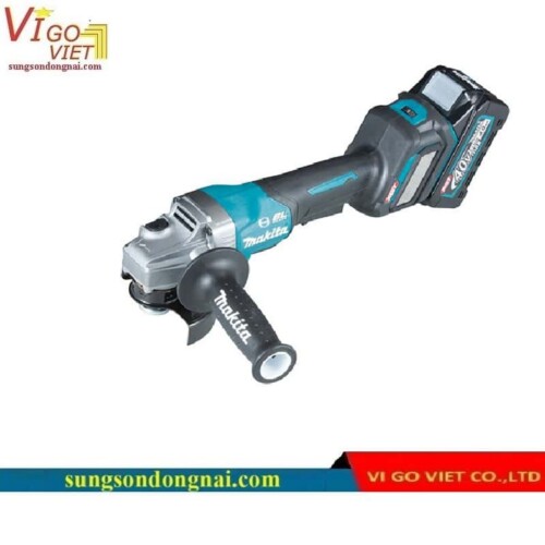 Máy Mài Góc Dùng Pin Makita GA027GM201 (100MM/Công Tắc TRƯỢT/AWS/BL)(40V MAX)