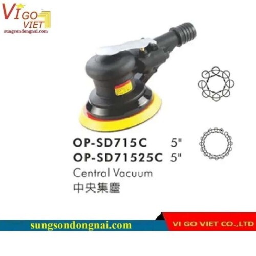 Máy chà nhám tròn khí nén Onpin OP-SD715C, OP-SD71525C