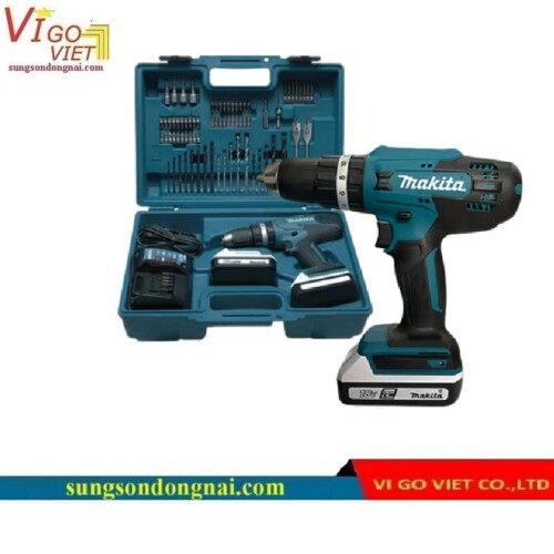 Máy khoan Pin 18V kèm phụ kiện Makita HP488DYEX1