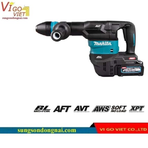 Máy khoan búa dùng Pin 40V MAX Makita HM001GZ (Chưa Pin & Sạc)
