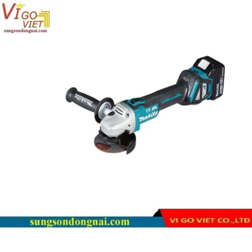 Máy mài góc dùng pin Makita DGA414RTE (100mm/công tắc trượt/AWS/BL) (18V)