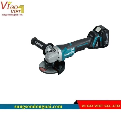 Máy mài góc dùng pin Makita DGA508RTE (125mm/công tắc bóp/BL) (18V)