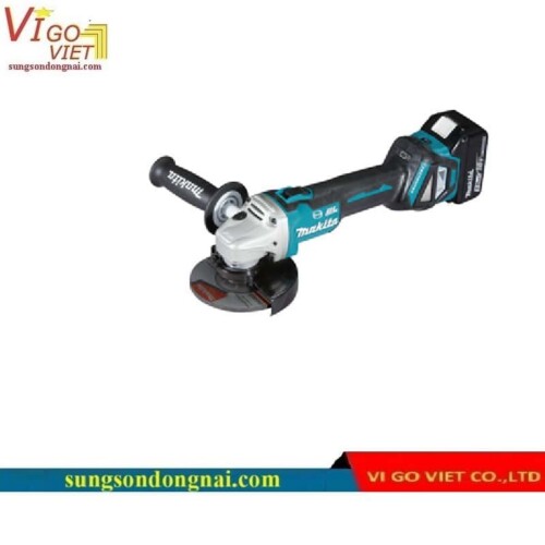 Máy mài góc dùng pin Makita DGA514RTE (125mm/công tắc trượt/AWS/BL) (18V)