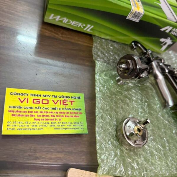 Súng phun sơn Wider1L-2-12J2G Iwata phun sơn ô tô xe máy đồ gỗ nhựa