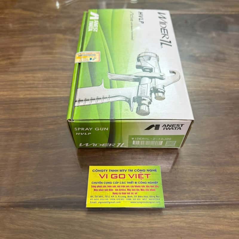 Súng phun sơn Wider1L-2-12J2G Anest Iwata chính hãng