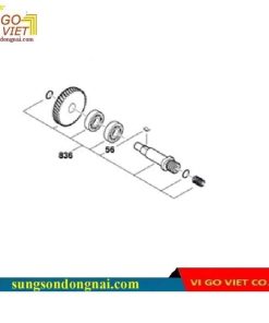 Trục nhông 1619PA1858