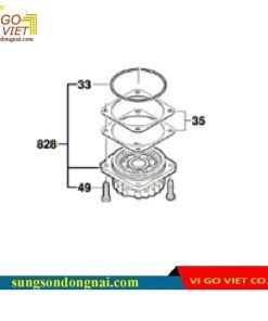 Vòng bi mặt bích 1619P02708