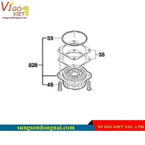 Vòng bi mặt bích 1619P02708