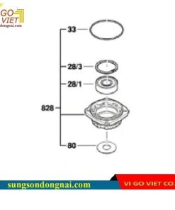 Vòng bi mặt bích 1619P07451