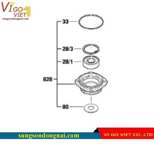 Vòng bi mặt bích 1619P07451