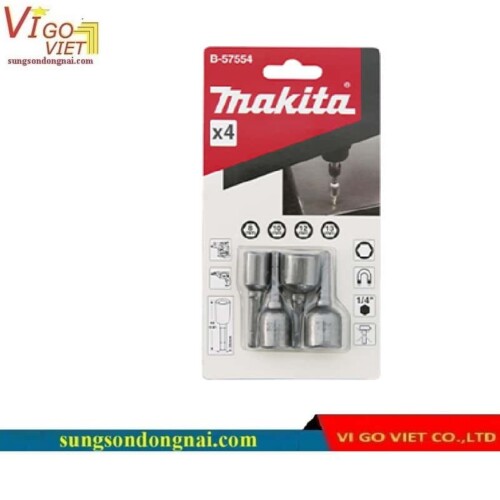 Bộ đầu vít bắt tôn 4 cái Makita B-57554