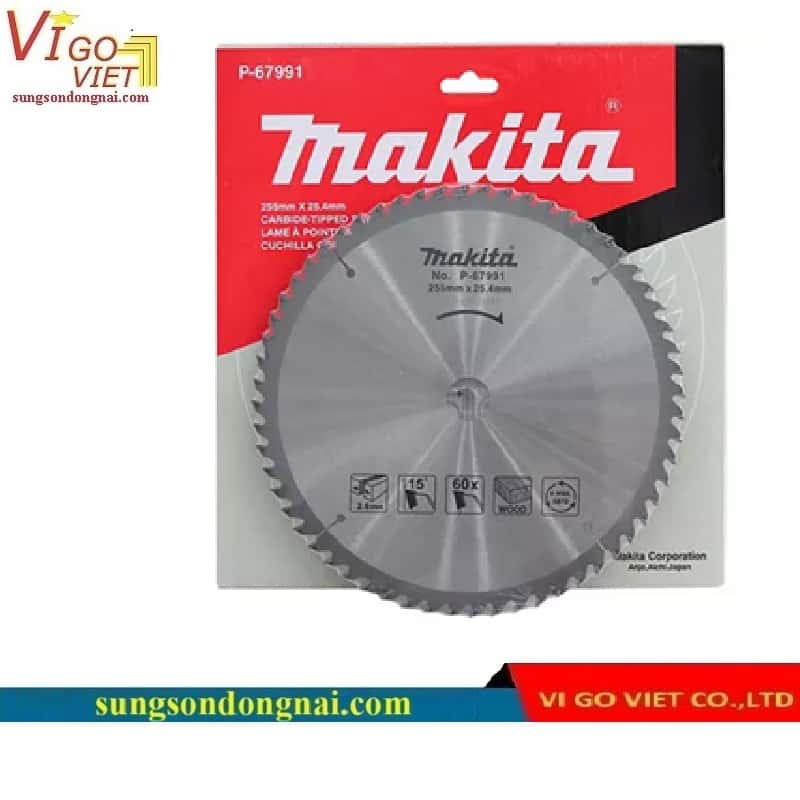 Lưỡi cắt gỗ Makita P-67991 255mm x 25.4mm