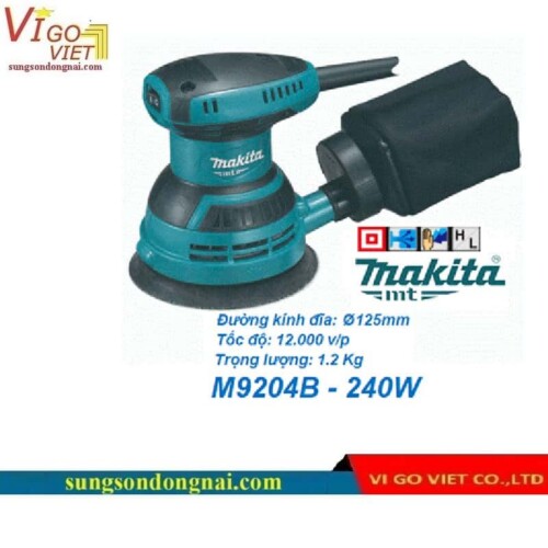 Máy chà nhám rung tròn Makita M9204B ( 240W )