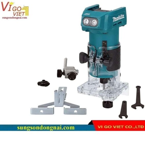 Máy đánh cạnh dùng pin 18V Makita DRT52Z 1/4″ 6.35mm (Chưa Pin & Sạc)